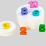 Montessori Shape Sorting Number Puzzle for Toddlers - Wooden Math Toy