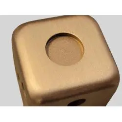 Copper Dice Ornament - Chinese Mahjong Tile Art (ECC-0233)