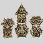 Custom D&D Metal Dice Set - 7PC Wholesale