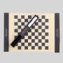 Luxury Handmade Chess Set - Leather & Wood Game