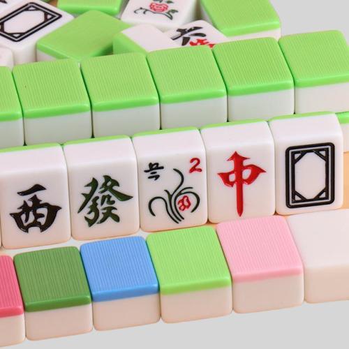 Sanzheng Melamine Mahjong Tiles Set - Classic Mahjong