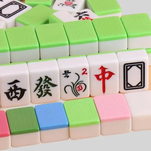 Sanzheng Melamine Mahjong Tiles Set - Classic Mahjong Sanzheng Melamine Mahjong Tiles Set - Classic Mahjong