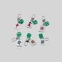 Mahjong Pendant Keychain DIY Handmade Bag Decoration