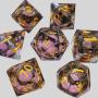 Resin D&D Dice Set - Handcrafted Polyhedral Dice