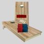 Outdoor Wood Cornhole Set - Regulation Games with Bags & Case
