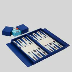 Customized Foldable Leather Chess Checkers Backgammon Set