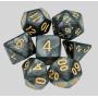 Udixi Polyhedral Acrylic Dice Set - D&D RPG Dice