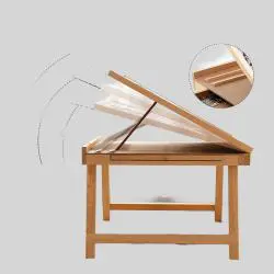 AJUNION 1000 Piece Folding Wooden Jigsaw Puzzle Board