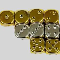 Metal Dice, Wholesale Custom Polyhedral Dice