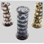7-in-1 Zinc Alloy Dice Tower - Customizable DND Polyhedral Dice