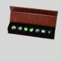 Custom Multicolor Polyhedral Dice Set with PU Leather Box