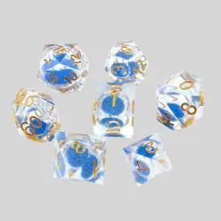 Surewin Resin DND Dice Set - Sharp Edge Polyhedral Dice