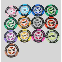 High Quality Clay Poker Chips Set - Custom Casino Game Chips