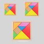 DIY Tangram 3D Puzzle Blocks Kids Learning Toys