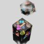 Colorful Resin DND Dice Set - Free Story RPG Table Games