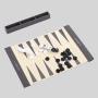 Luxury PU Leather Rollable Backgammon Chess Set - OEM Custom