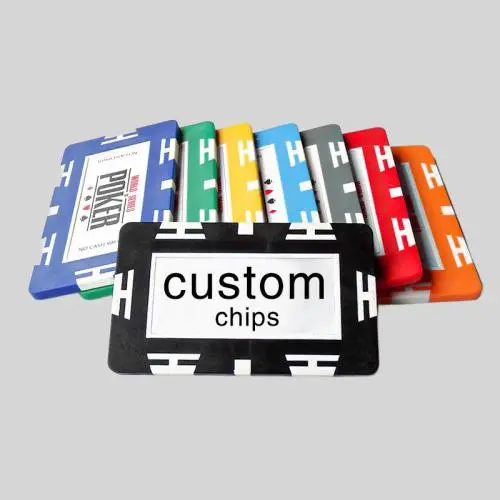 Custom Luxury Poker Chips - Personalized Logo, Image, Text & Drink Tokens