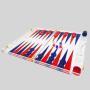 Luxury Folding Acrylic Backgammon Set - Travel Game