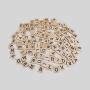 DIY Wood Alphabet Tiles, Scrabbles Game, Coasters (100 Set)