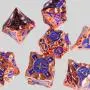 DND Metal Dice Set - 7 Pcs Polyhedral RPG Dice