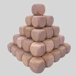 Custom Lotus Dice - Bulk Wooden Dice Sets