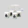 Custom 29mm Mahjong Set - 144pcs Ivory Melamine Game Tiles