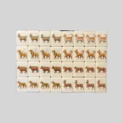 Pink Back 2 Player Mahjong Set - Seaside Escape Tiles