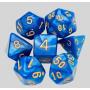 Udixi Polyhedral Acrylic Dice Set - D&D RPG Dice