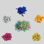 5mm Acrylic Dice - Transparent Color Dot Teaching Assistant