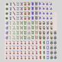 High-End Black Melamine Mahjong Tiles Kit