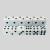 10mm white dice with black dots