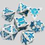 DND Metal Dice Set - 7 Pcs Polyhedral RPG Dice