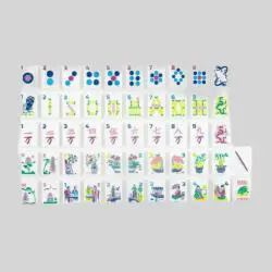 Acrylic Mahjong Tiles Set - Travel Holiday Party Game