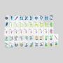 Acrylic Mahjong Tiles Set - Travel Holiday Party Game