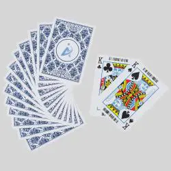 Custom Plastic Casino Poker Cards - Jumbo, Waterproof, Logo Printing
