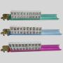 166 White Engraved Mahjong Set with Rack & Bag