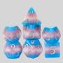 Udixi Resin Pink Polyhedral Dice Set - Pride Flags D&D