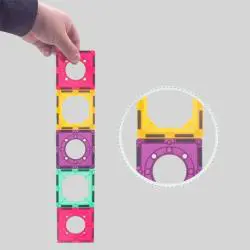 Magnetic Building Blocks Set - Kids Boys Girls 3+ Educational Toys