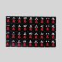Black Mahjong Set - Creative Japanese Hand Game (Customizable)
