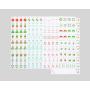 Custom Colorful Acrylic Mahjong Tiles Set - Modern Handmade Game Set
