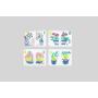 Acrylic Mahjong Tiles Set - Travel Holiday Party Game