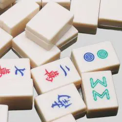 Personalized Mahjong Set, Custom Color Box, Mini Tiles, OEM Logo
