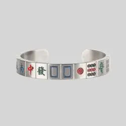 Craft Wolf Stainless Steel Mahjong Bracelet Wholesale OEM