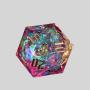 Udixi Polyhedron D20 Dice - Resin RPG Logo