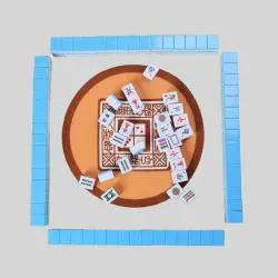 Magnetic Mahjong Set - Automatic Table, Chinese Game Tiles