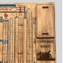 Wooden Cribbage Game Set with Storage