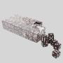 CRCC 12mm Acrylic D6 Dice - Square Edged RPG Board Games
