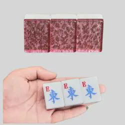 166 Pcs Mahjong Set - Acrylic Family Game, YUDA MJ13