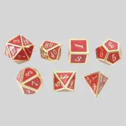 Metal Polyhedral Dice Set - Wholesale, Custom MF D1-D20