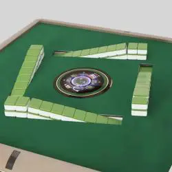 Automatic Folding Mahjong Table with Tiles